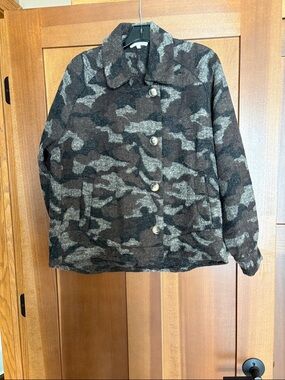 Mystree Brown & Black Textured  Jacket